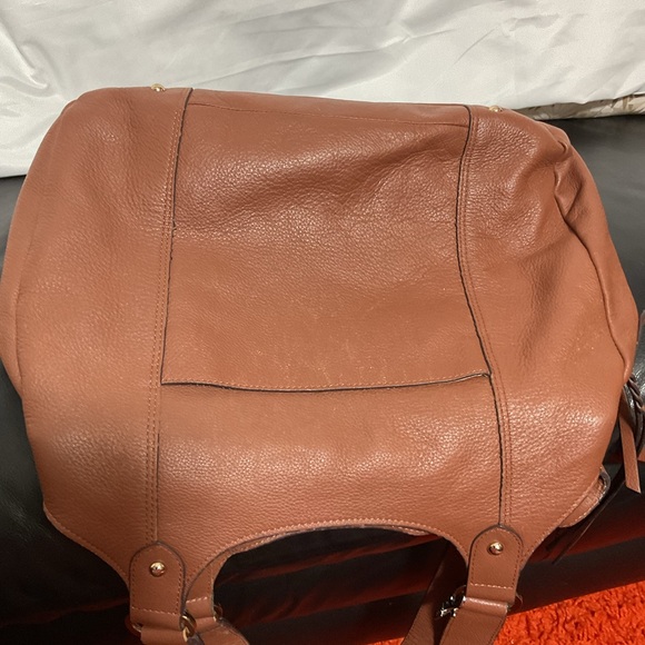 Lodis Tan Leather Shoulder Bag - Picture 14 of 16